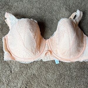 Adore Me Lace Bra in Soft Peach